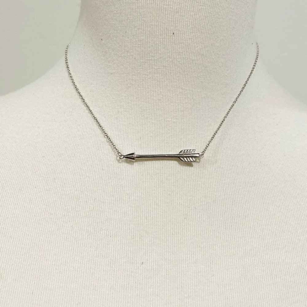 Sterling Silver Arrow Necklace